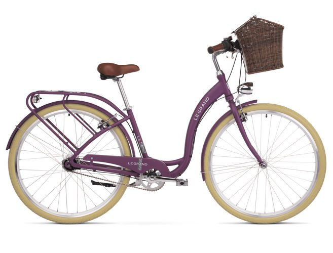 Le Grand Lille 5 Damski M 17" Fioletowy 2020 Rowery \ Rowery Miejskie