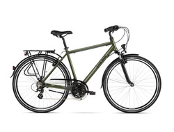 Kross Trans 2.0 Męski. 28" rozmiar 17 S kolor  khaki_czarno srebrny 2022