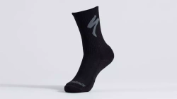 SKARPETY MERINO MIDWEIGHT TALL LOGO SOCK BLK M czarne