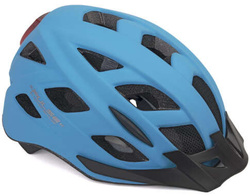 Kask Author Pulse LED X8 niebieski(fluo) z lampką 58-61 cm