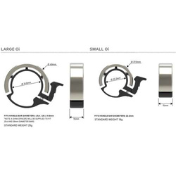 Dzwonek Knog Oi classic mały czarny 22,2mm