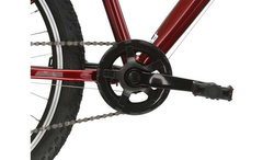 Kross Hexagon JR 1.0 rama 24" kolor rubinowo srebrny  połysk KRJU1Z24X12U007891