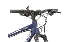 Kross Hexagon 8.0 AL koła 29" rozmiar S 17" granatowy / biały / szary mat KRHE8Z29X17M005205