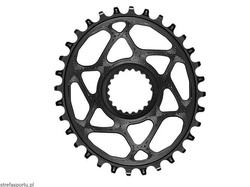 Zębatka Absoluteblack Oval Shimano Direct Mount M9100, M8100, M7100 czarny 34 HG+
