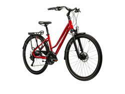  Kross Trans 5.0 damski 28" rozmiar M 17"  czerwono srebrny KRTR5Z28X17W008240