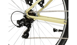 Kross Trans 1.0 Damski 28" rozmiar  L 19" brązowy / fioletowy połysk  KRTR1Z28X19W008000