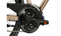 Kross Trans 3.0 Damski 28" brązowy / srebrny mat , rozmiar  M 17"  KRTR3Z28X17W008007