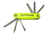 Klucze AUTHOR TOOLBOX 6 / żółto-srebrne multitool