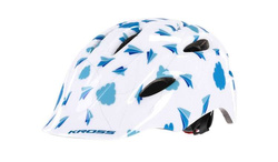 KASK ROWEROWY DZIECIĘCY KROSS INFANO BIAŁY S 52-56