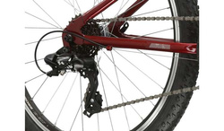 Kross Hexagon JR 1.0 rama 24" kolor rubinowo srebrny  połysk KRJU1Z24X12U007891