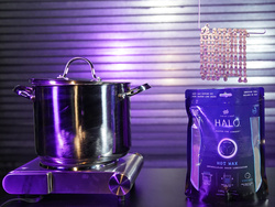 Wosk do łańcucha HALO Hot Wax 600g.  25 cykli. 