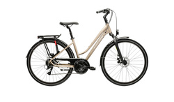 Kross Trans 3.0 Damski 28" brązowy / srebrny mat , rozmiar  M 17"  KRTR3Z28X17W008007
