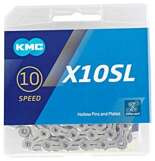 KMC łańcuch X-10-SL X10SL srebrny 10s 114ogniw