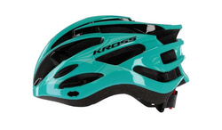 KASK ROWEROWY TREKKINGOWY KROSS LAKI LAZUROWY L