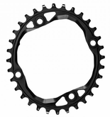 Zębatka ABSOLUTEBLACK Oval / 104mm / Narrow Wide / 36T / Czarny