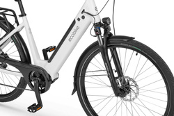 ROWER ELEKTRYCZNY ECOBIKE LX100 19 WHITE bateria 17,5 AH