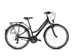 Kross Trans 1.0 Damski 28" rozmiar  S 15" czarno szary połysk KRTR1Z28X15W003986
