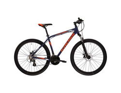 Kross Hexagon 3.0 koła 26" rozmiar S 17" kolor granatowo pomarańczowo biały model