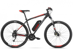 Kross Hexagon Boost 1.0 koła 29" rozmiar S 17" czarno grafitowo czerwony 2020