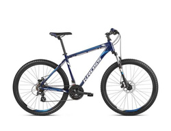 Kross Hexagon 3.0 koła 26" rozmiar XS 14" kolor granatowo niebiesko biały 
