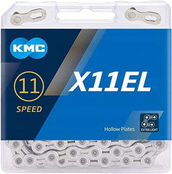 KMC Łańcuch X11 EL 118 ogniw srebrny BOX 11rz