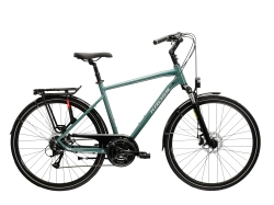 Kross Trans 3.0 Męski 28" kolor zielony / srebrny / połysk  M 19" KRTR3Z28X19M008012
