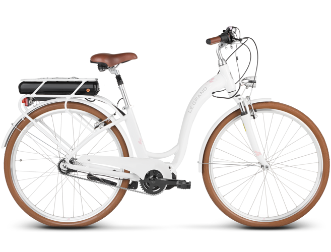 Rower Le Grand eLille 3 Damski 28" rozmiar L 19 "biało_różowy 2020