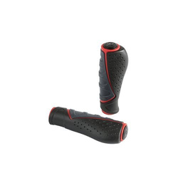 Chwyty kierownicy Comfort 3D 130mm, grafitowo-czarno-czerwony